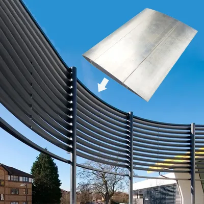 Custom Aluminum Louver Profiles for Outdoor Window Shutters, Decorative Covers and Architectural Ventilation Systems