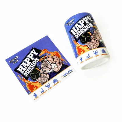 Custom Dietary Supplement Jar Shrink Sleeve Label for Automatic Sleeving Packaging High Shrink Gloss Finish OEM Wholesale