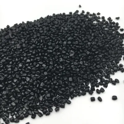 20% Concentration Carbon Black Masterbatch Plastic in Black Color