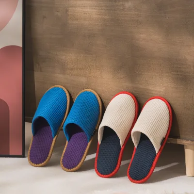 Hotel Disposable slippers Designer Style for Guesthouses Individually Packaged Breathable Non-slip Travel