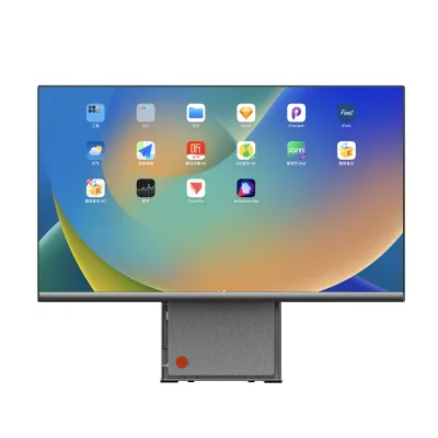Thunderbolt 4 Interface 27 Inch I-N100 1920*1080 16+512GB Sturdy And Textured T-shaped Air Duct All In One Display