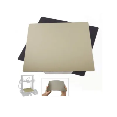 Heat Resistance Removable Flexible Magnetic Build Surface Ender 3 Spring Steel PEI Bed Plate for 3D Printer
