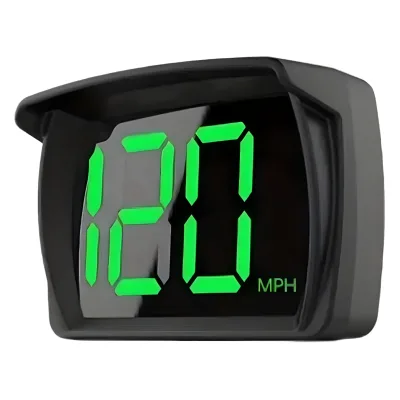 White Green OLED Combiner Speedometer Display Cars Plug-and-Play GPS Heads-Up Display Big Font Optional Digital Displays