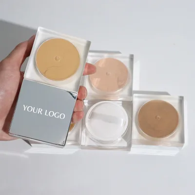 Face Oil Control Vegan Waterproof Spf Cosmetics Private Label pink Makeup Loose Setting Powder