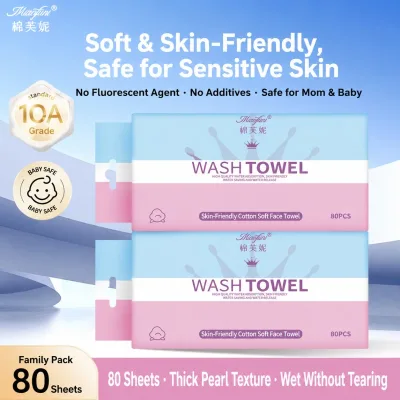 Non-Woven Eco-Friendly 1 Ply 20x20cm Zero Irritation Thickened Face Tissue Gentle Sensitive Skin Custom Disposable Towel for