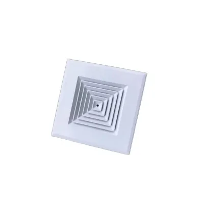 Hot Sales 600*600 Integrated Ceiling Vent Aluminum Gusset square Plate Diffuser