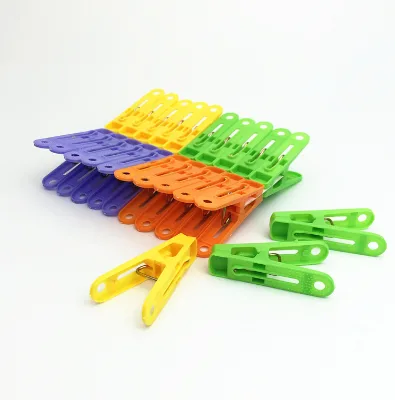 20pcs Plastic Clothes Pegs Laudary Hanging Pins Muti-color Clothes Pegs Clothes Line Hanging Pegs