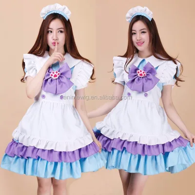 High Quality Lolita Girls Skirt Sexy Dress Lolita Maid Dress Costume Anime Cosplay Costume Halloween Costume Sexy Fancy Dress