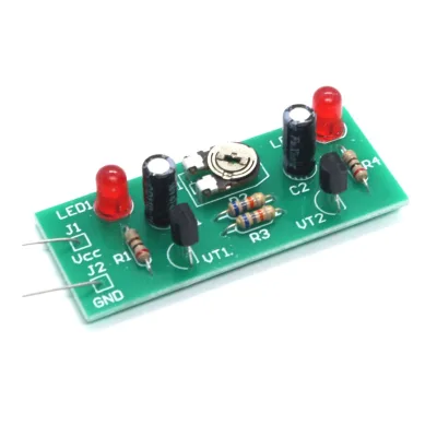 Electronic DIY Kit Multi-harmonic Oscillating Flashing Lights DIY Kit Flash Circuit Practice Board Learning Suite