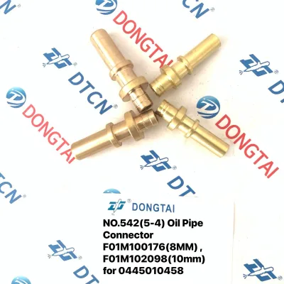 NO.542(5-4) Oil Pipe Connector F01M100176(8MM), F01M102098(10mm) for 0445010458: