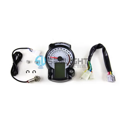Motorcycle General Off-road Vehicle LCD Meter  Refit 7 Color Adjustable Speed Electronic Digital Odometer