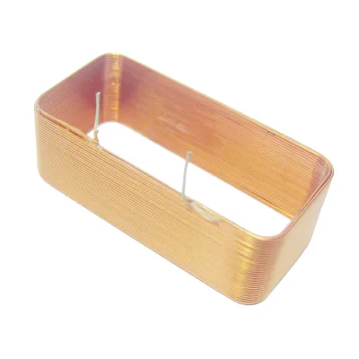 Square Hollow Air Core Motor Coil Self-Adhesive Copper Winding High Inductance Low Loss Custom DC Motor Automation Detection