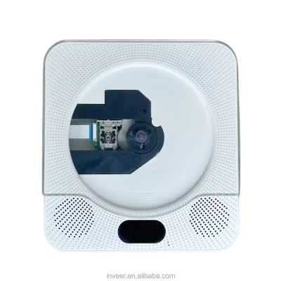 Inveer Transparent Cover Design Compact CD Boombox Player with Blue Tooth and FM Radio Function M1CD
