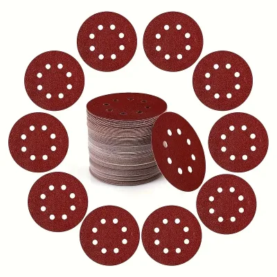 125mm Self-Adhesive Aluminum Oxide Flange Flap Disc Golden Eagle Polishing Sand Papers Domestic Sandpiece Customizable