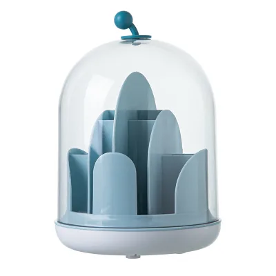 Portable Plastic Makeup Organizer Storage Container for Home Bedroom or Bathroom