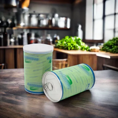 Custom Logo 250ml Seed & Coffee Empty Metal Container Can Empty Tinplate Tin for Food Packing 330ml Volume