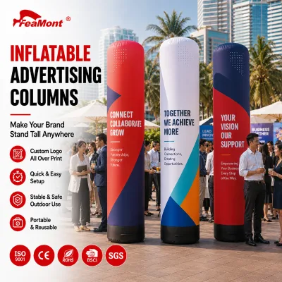 FEAMONT Inflatable Advertising Stand with Durable 600D Coated Polyester Fabric for Corporate Business Promotion Events