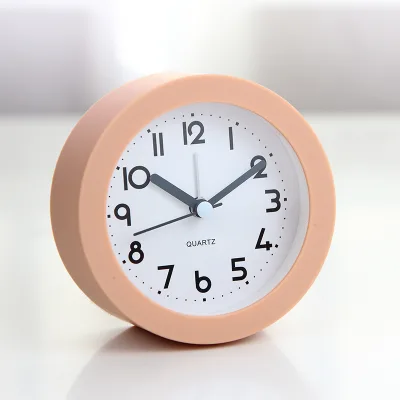 2024 Small Metal Alarm Clock,students Learn Silent Desk Clock,cartoon Luminous Quartz Clock Luminous Bedroom Table Alarm Watch