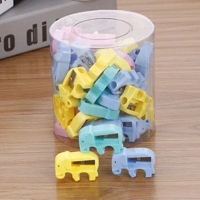 Sharp Stainless Steel Blade Cartoon Pencil Sharpener Anti-break Lead Safe Smooth Cutting Mini Pocket Pencil Cutter for Students