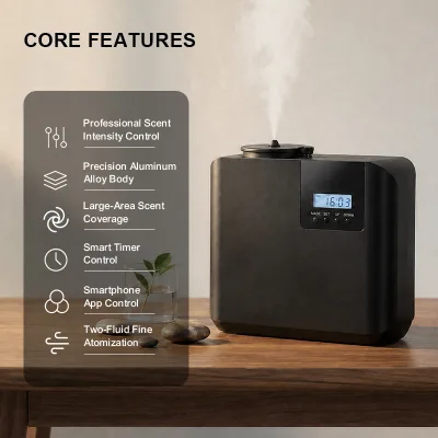 DANQ Large Area Commercial Scent Machine Desktop Plug in 250ml Nano Atomization 600m³ for Retail Mall Scenting Private Label