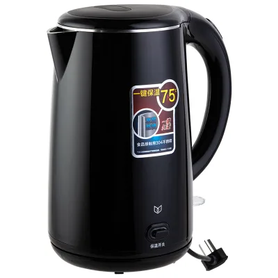 Deli 85609 Food Grade Stainless Steel 304 Electric Kettle 1800w Office Household 1.7L heat preservation function