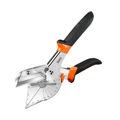 Multi-Angle Miter Shears & Trim Cutter - 45° to 135° Adjustable, SK5 Steel Blades