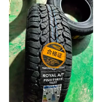 Factory wholesale P225/75R15 102T AT Radial Tire for 4x4 SUV Pickup Truck Off-Road Tyre fits Suzuki Jimny Vitara Haval H3 models