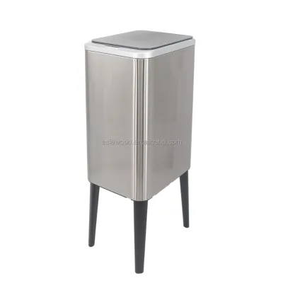 Metal Home Office Intelligent Automatic Induction Trash Can