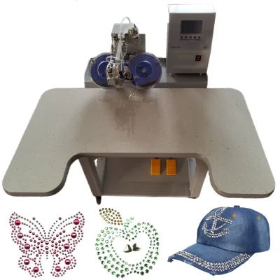 Automatic Paperless Rhinestones Transfer Sewing Machine in China Rhinestone Machine