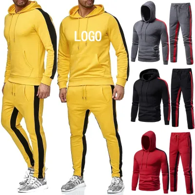 OEM ODM Hoodie and Sweatpants Set Tracksuit Jogger Set for Men Sweatpants and Hoodie Set