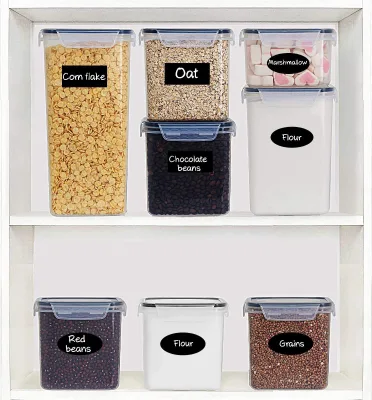 15 PCS Airtight Food Storage Container Set BPA Free Kitchen Pantry Organization Canisters with One-Handed Leak Proof Lids