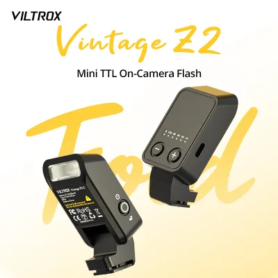 VILTROX Vintage Z2 TTL Mini Foldable Flash 10Ws Power Built-in 420mAh Battery for Portrait Photography