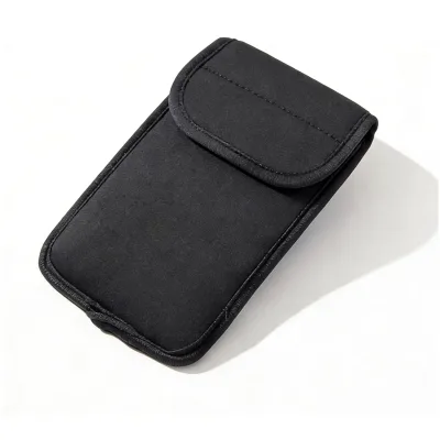Factory Supply Portable RFID Blocking Anti-Theft Neoprene Mobile Phone & Car Key Shielding Bag