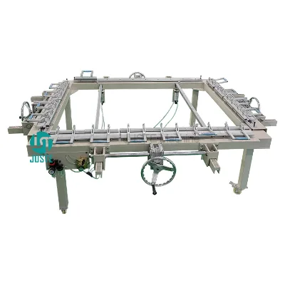 Professional Manual Screen Frame Stretching Machine Clamp Mechanical Pneumatic Printing Silk Screen Stretching Machine