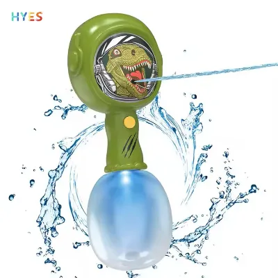 Huiye Mini Handheld Water Gun Cute Cartoon Dinosaur Design Outdoor Summer Beach 7-8m Shooting Game Toys for Kids