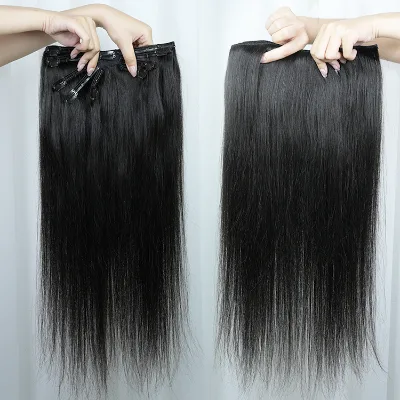 Bulk Supply Spider Weft Clip Hair Extensions 100% Remy Cuticle Aligned Virgin Human Hair Invisible Grip Factory Price 12A