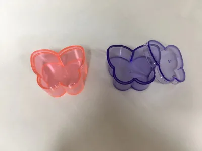 Customized PS Translucent Plastic Packaging Box Christmas Gift Box Heart-Shaped Gift Xox Mini Candy Plastic Box Factory