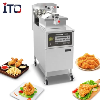 Commercial Electric Programing KFC Pressure Fryer KFC Broaster Chicken Pressure Fryer with Oil Filter