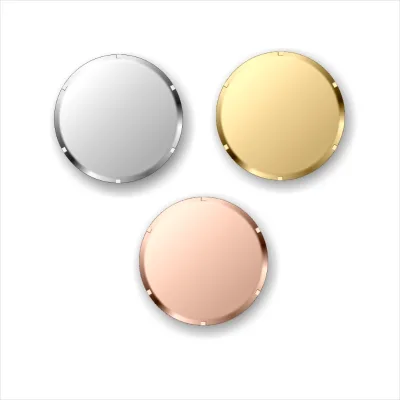 Fashion Stainless Steel Back Cover Is Suitable Round Watch Caseback Fully Polished High Quality Watch Back Cover