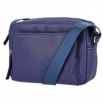 Women's Adjustable PU Leather Crossbody Bag Purse with Zipper Closure