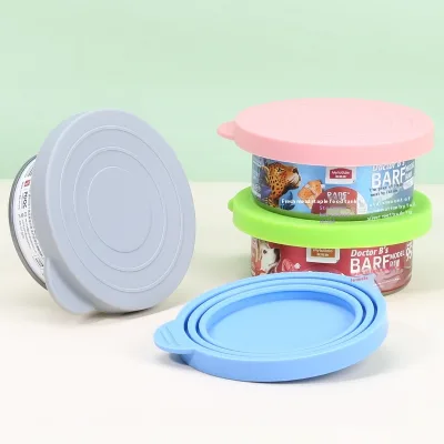Cross-Border Silicone Can Lid for Cats and Dogs Fresh-keeping Seal for Wet Food Kitchen Pet Supplies