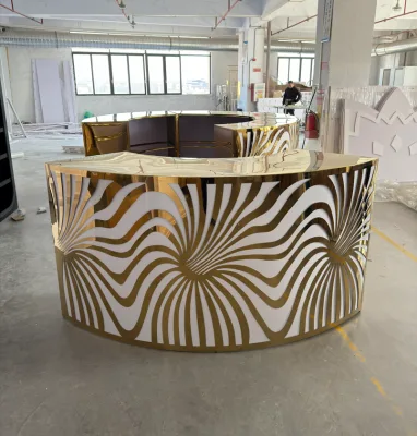 FSDKX PVC Acrylic Bar Table Customized Bar Table Color&Size for Wedding Decoration Birthday Party