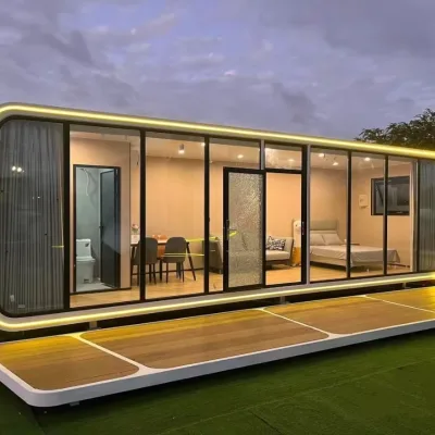 Modern Design Steel Cabin apple Customized Prefab High Quality Modern Apple Cabin Environmentally Friendly