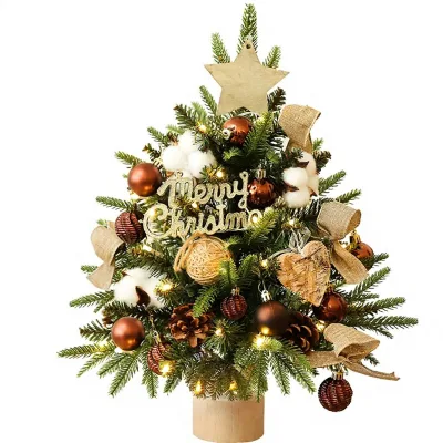 High-End Small Encryption PET Christmas Tree Ornament 45-60CM Indoor Luxury Home Decoration 2025 New Style