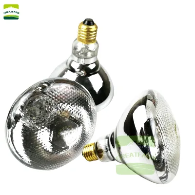 E27 R125 Infrared Heating Lamp / Solar Heating Lamps for Chicks