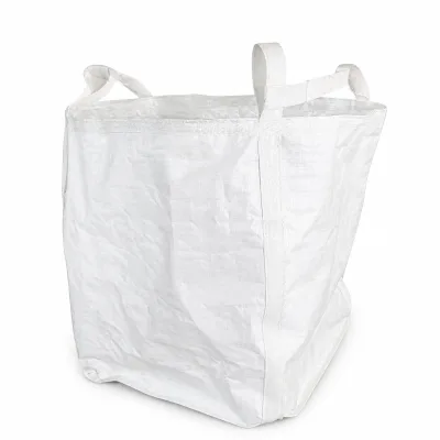 Quick Fill Ton Bag FIBC Bag Jumbo Bag U Panel X Bottom With Skirt Flat Bottom Slings 2000kg to 3000kg for Sulphur Lumps