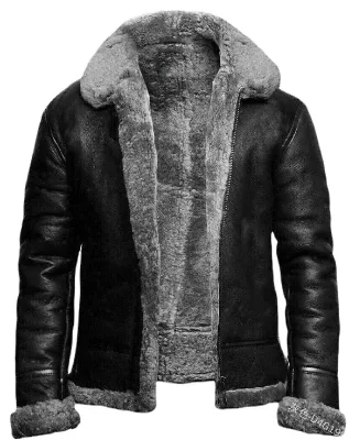 Winter Casual High Quality Warm Motorcycle Leather Jacket Men Zipper Windbreaker Outerwear Plus Size Men's Faux Fur Coats