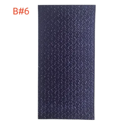 Sunliqijun Dark Blue Embroidery Tatami Fabric for Football Club Name Labels 3D Flock Heat Transfer Patches Iron on Badges