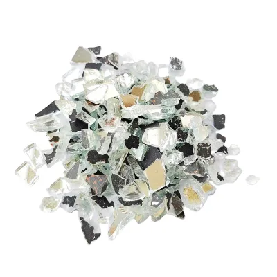 Crushed Recycled Decorative Mirror Glass Chips 6-9mm