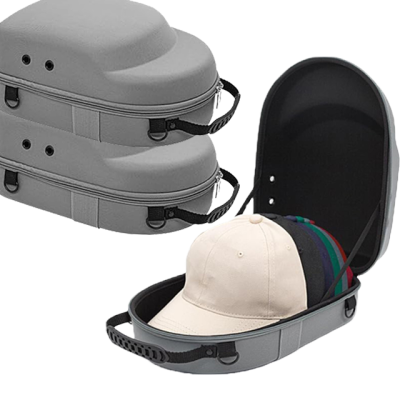 Factory Hot Sale Wholesale Waterproof Eva Travel Case for Storage Hats Customized Brand Logo Hat Carrier for Small Moq Hat Boxes